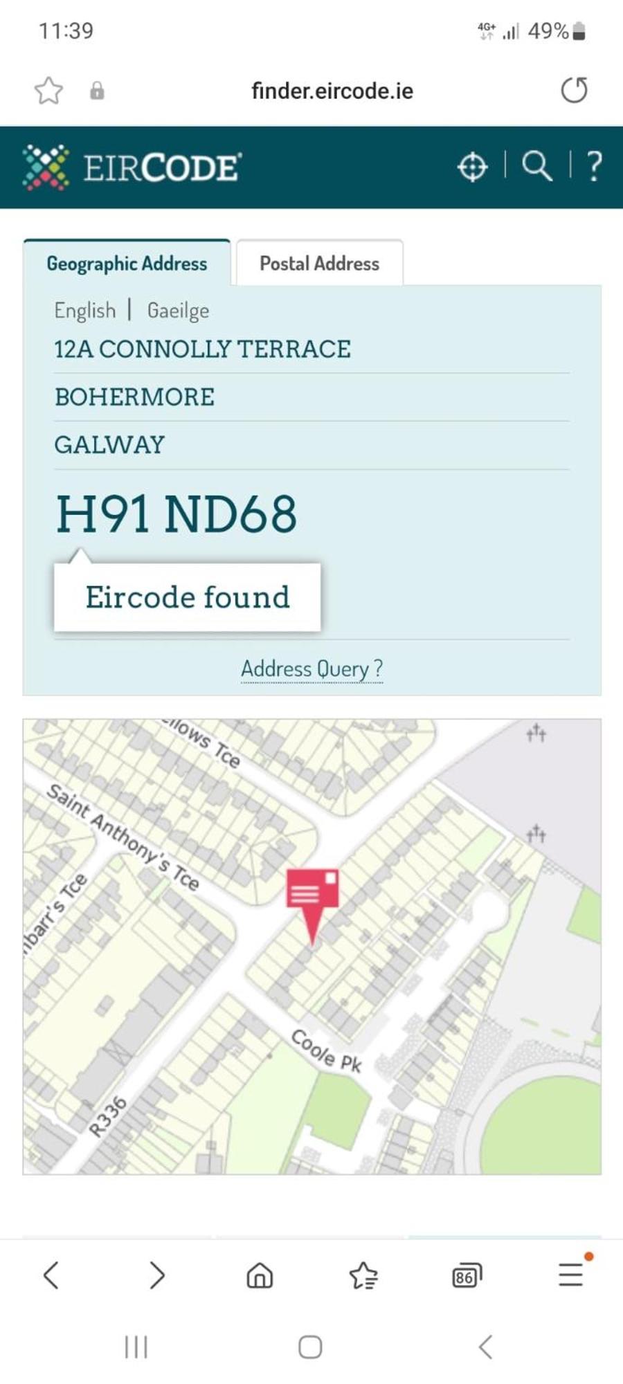 Edwards Cosy B&B Γκάλγουεϊ Εξωτερικό φωτογραφία